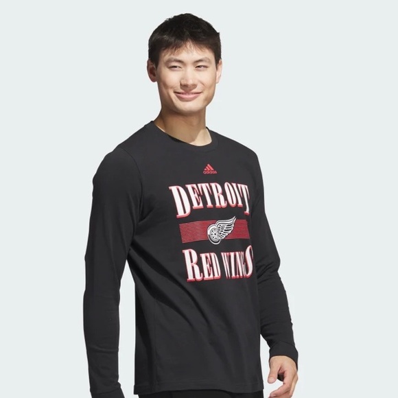 Red Wings Playmaker Long Sleeve Tee - Picture 3 of 11